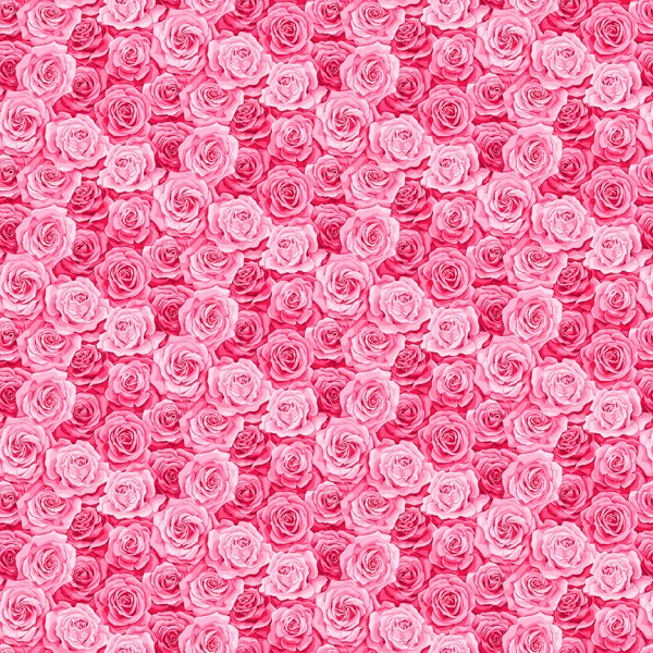 Rosen Stoff Summer Garden Packed Rose Pink