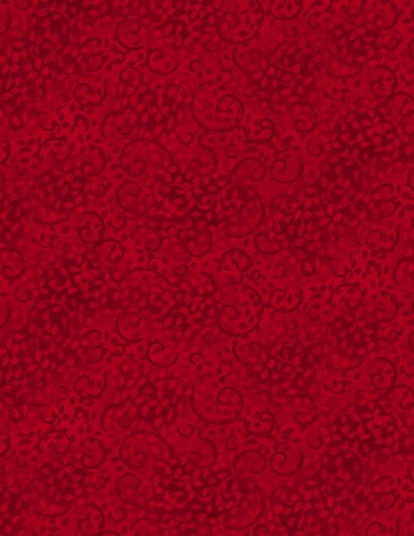 Ranken Stoff Rot Ruby Slippers Scroll Texture