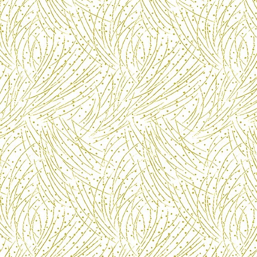 Weihnachtsstoff Winter`s Day Golden Pine Parchment Metallic