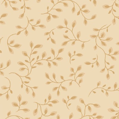 Überbreiter Stoff Folio Beige Ranken