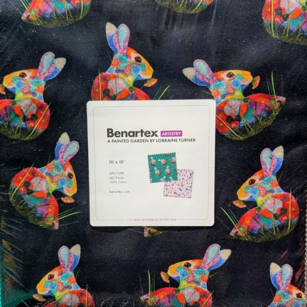 A Painted Garden 10 Inch Squares Stoffpaket