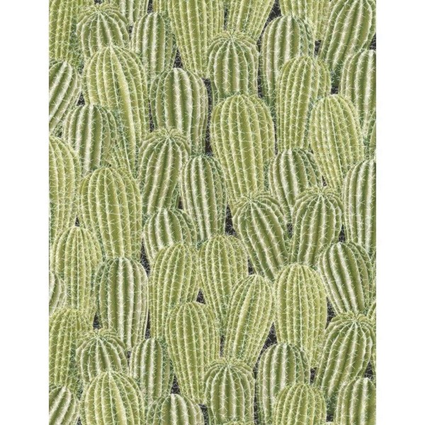 Kaktus Blumen Stoff Cactus Green