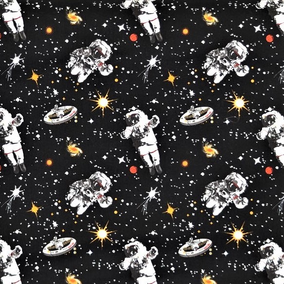 Astronauten Stoff Spacewalk Astronauts Glow in the Dark