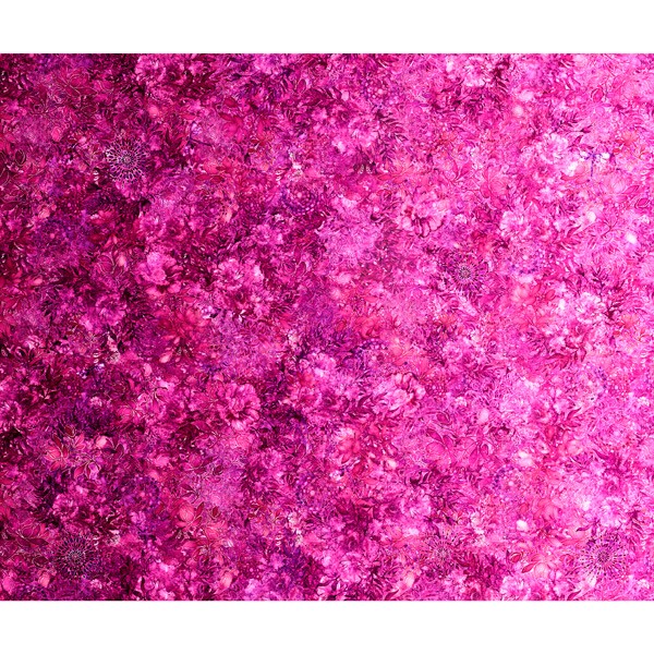 Batik Stoff Pink Floralessence