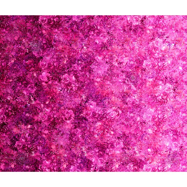 Batik Stoff Pink Floralessence