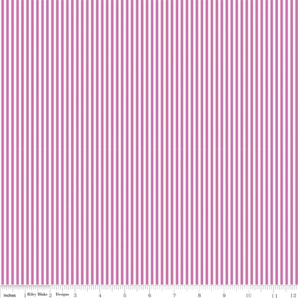 Streifen Stoff Pink Weiß Splendor