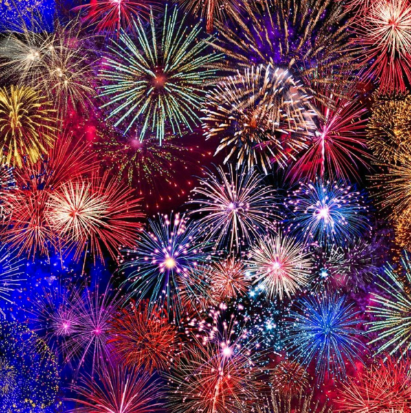 Feuerwerk Stoff Fireworks Celebration Silvester