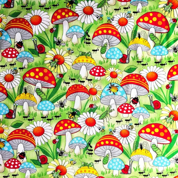 Kinderstoff Garden Critters