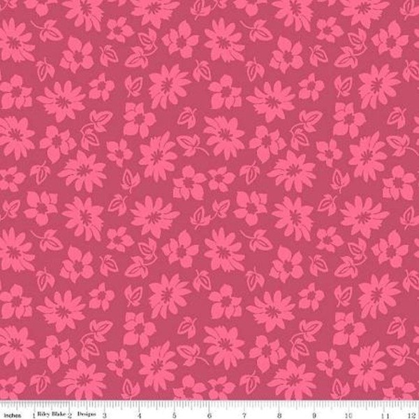Blumen Stoff Pink Extravaganza Petals