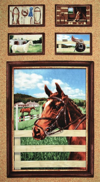 World of Horses Panel Pferde