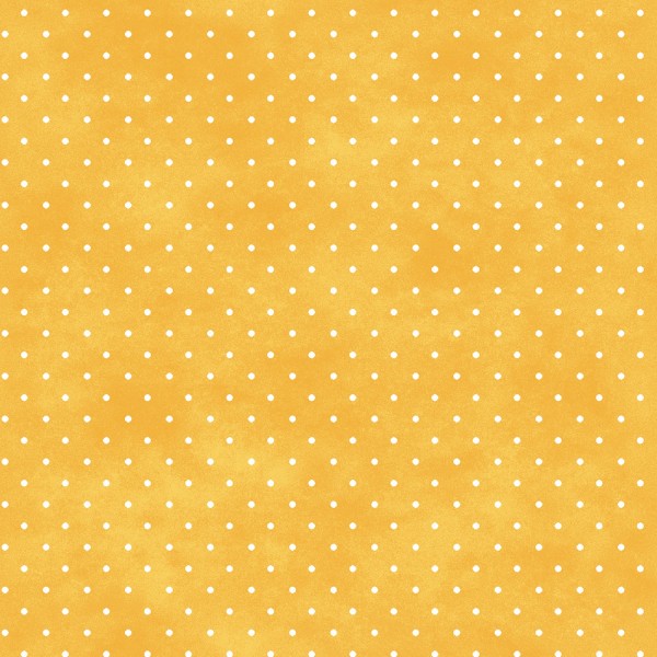 Punkte Stoff Classic Dot Saffron Gelb