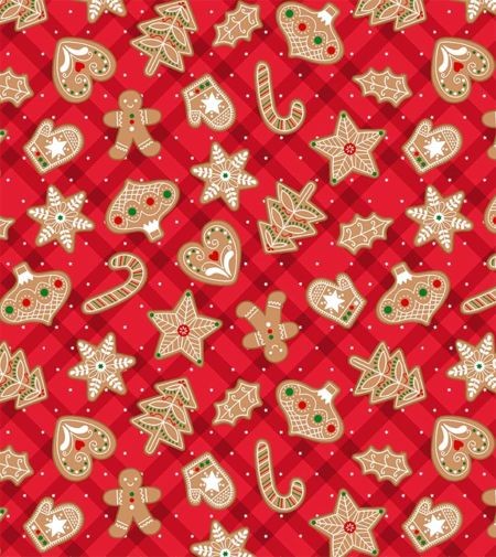 Weihnachtsstoff Plätzchen Gingerbread Treats