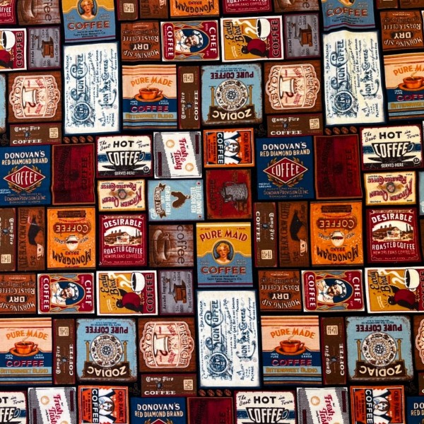 Vintage Stoff Common Ground Coffee Labels