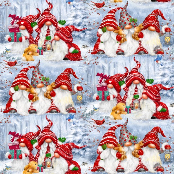 Wichtel Stoff Christmas Gnomes Weihnachten
