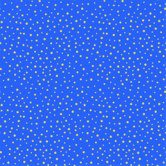 Punkte Stoff Blau Gold Starlight Metallic Dot