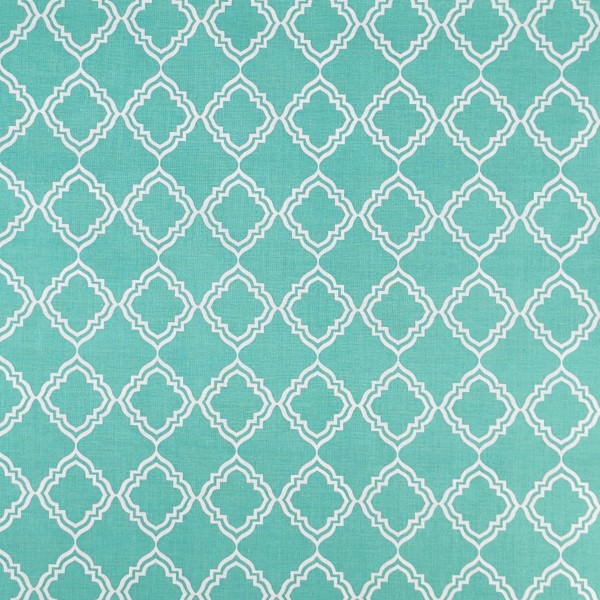 Teal Extravaganza Geometric