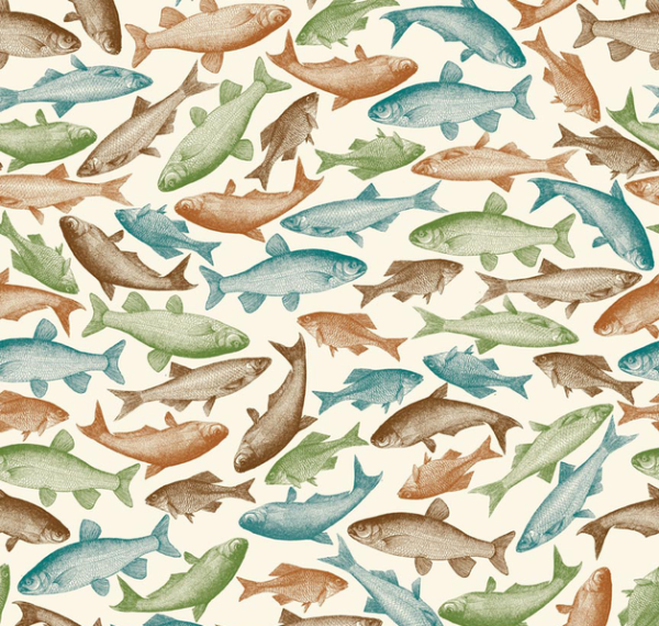 Fische Stoff Trail Mix