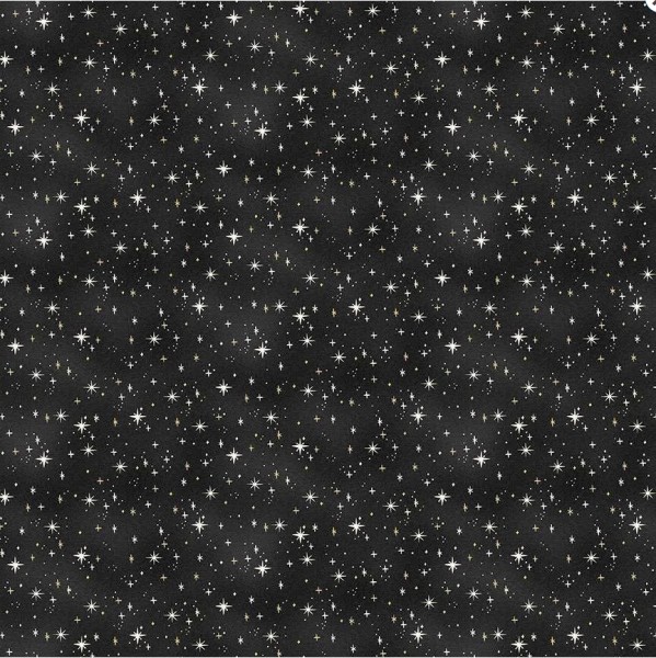 Sternen Stoff Charmed Shimmer Black