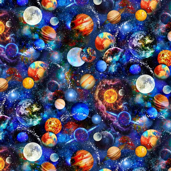 Weltraum Stoff Outer Space Digital
