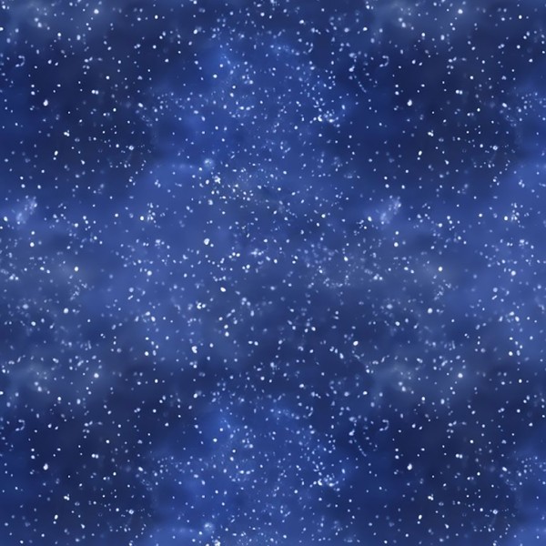 Nachthimmel Stoff Blau Winter Night Sky
