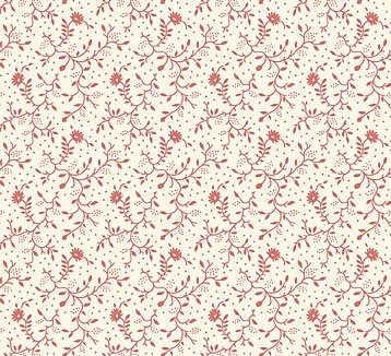 Blumenranken Stoff Rosa Vintage Rose