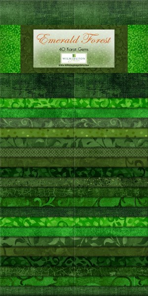 Emerald Forest Essentials Grün 2 1/2 Inch Streifen Precuts