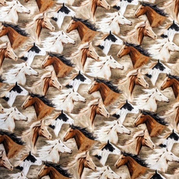 Pferde Stoff Running Wild Horses