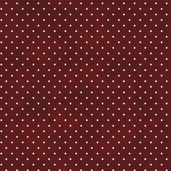 Punkte Stoff Dunkelrot Classic Dot Deep Red