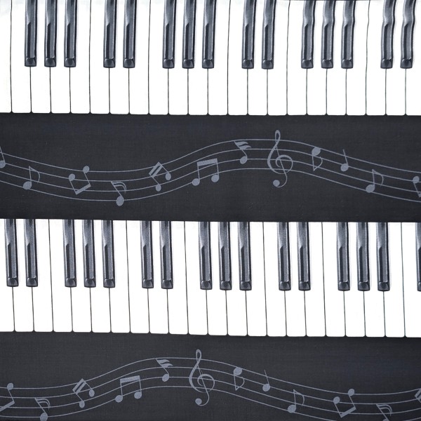 Musik Instrumente Stoff Music Piano