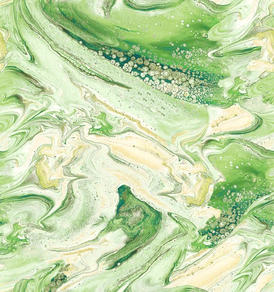 Fusion Wave Green Marmoriert