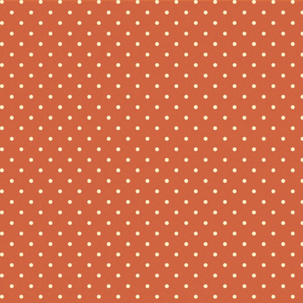 Punkte Stoff Orange Classic Dot Spice