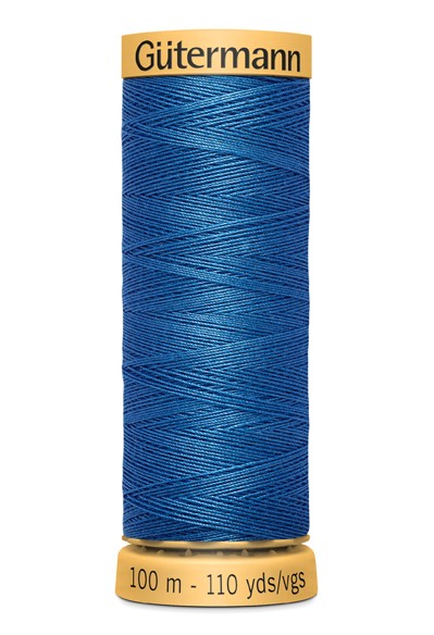 5534 Blau Nähgarn 100m Baumwolle