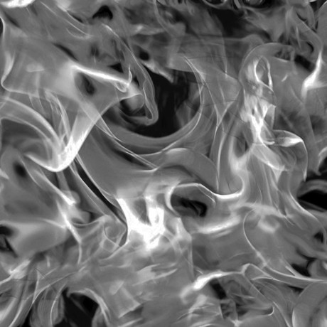 Feuer Stoff Schwarz Open Air Smoke
